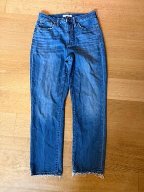Madewell Women's Straight-Leg Jeans in Medium Blue Wash